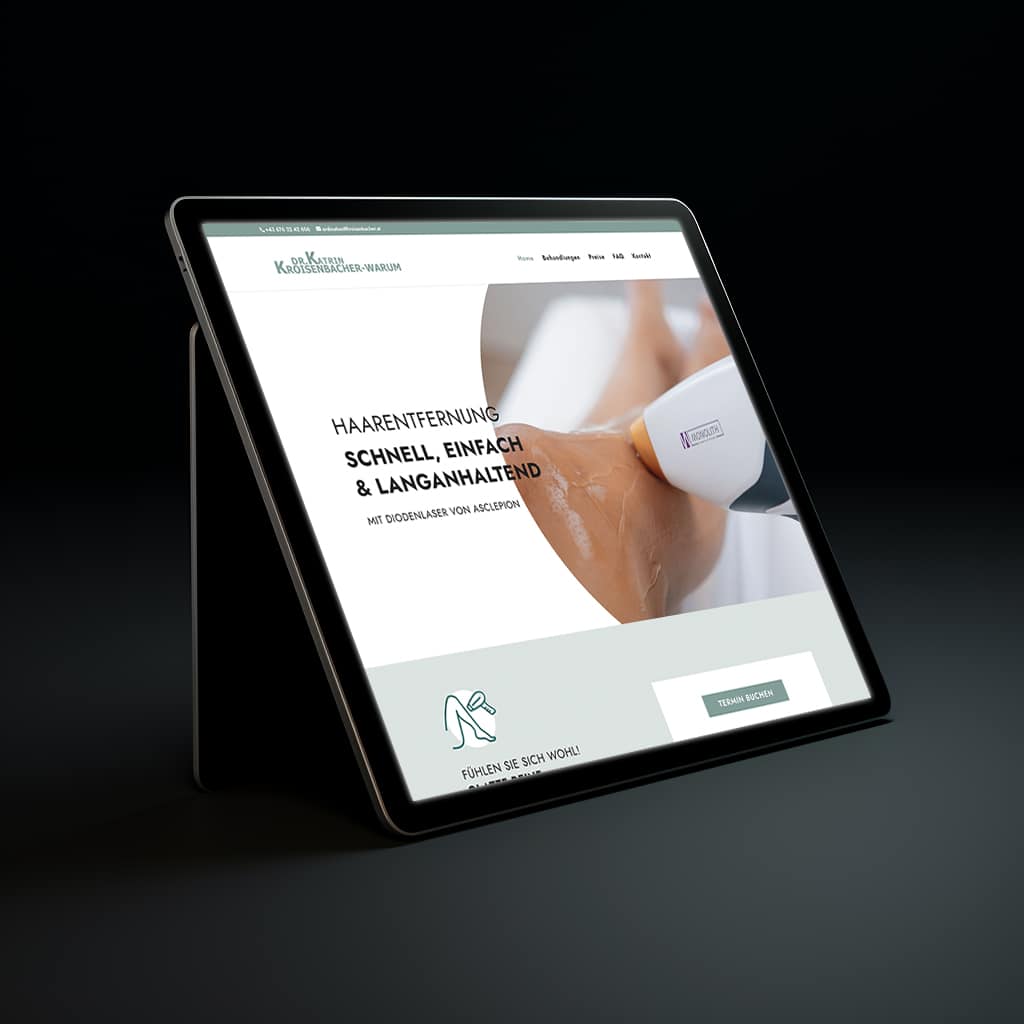 Dr. Katrin Kroisenbacher Mockup