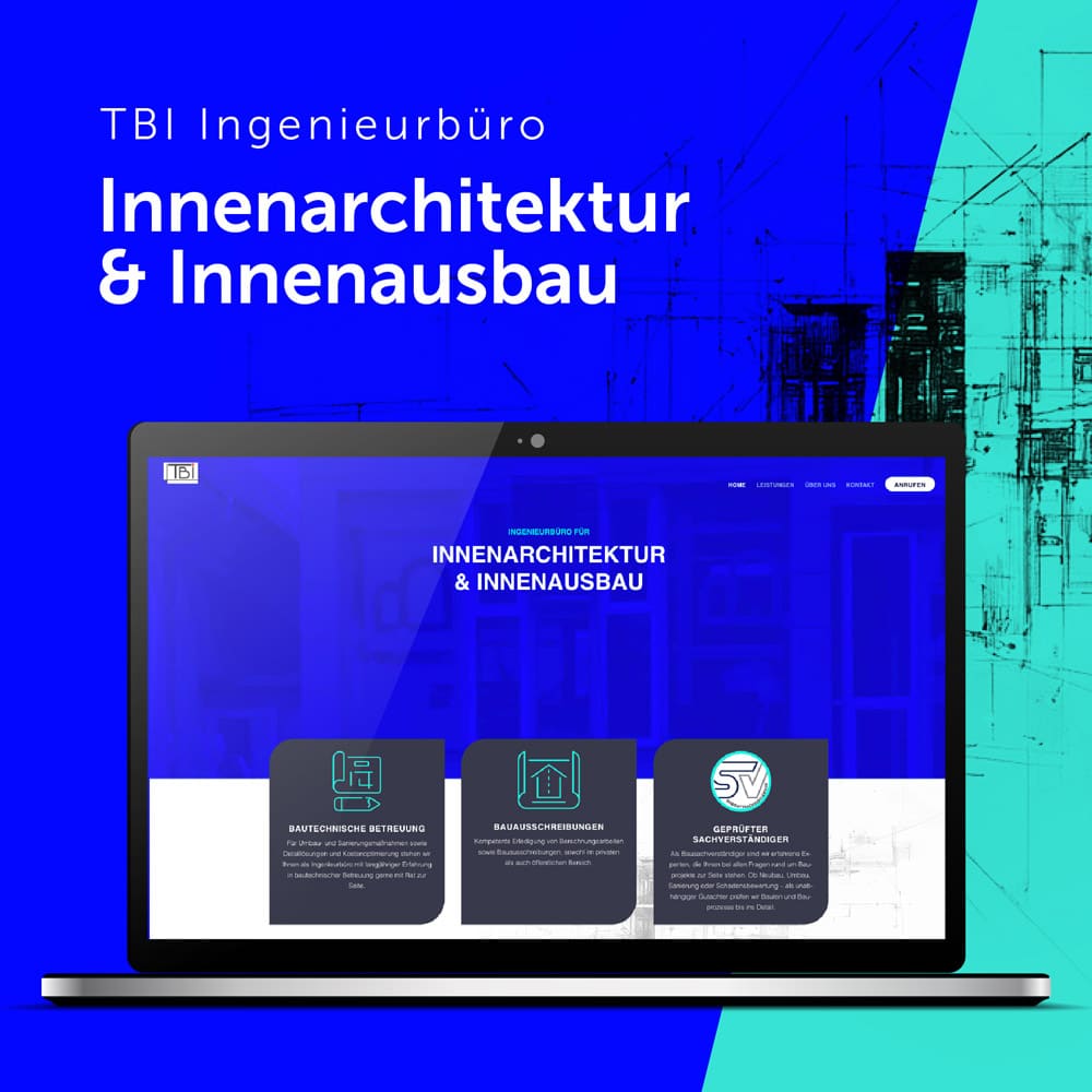 TBI Ingenieurbüro Mockup
