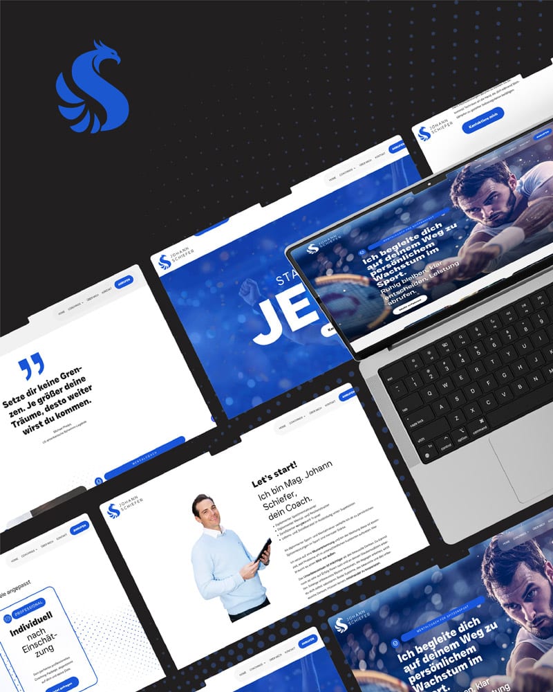 Johann Schiefer Website Mockup