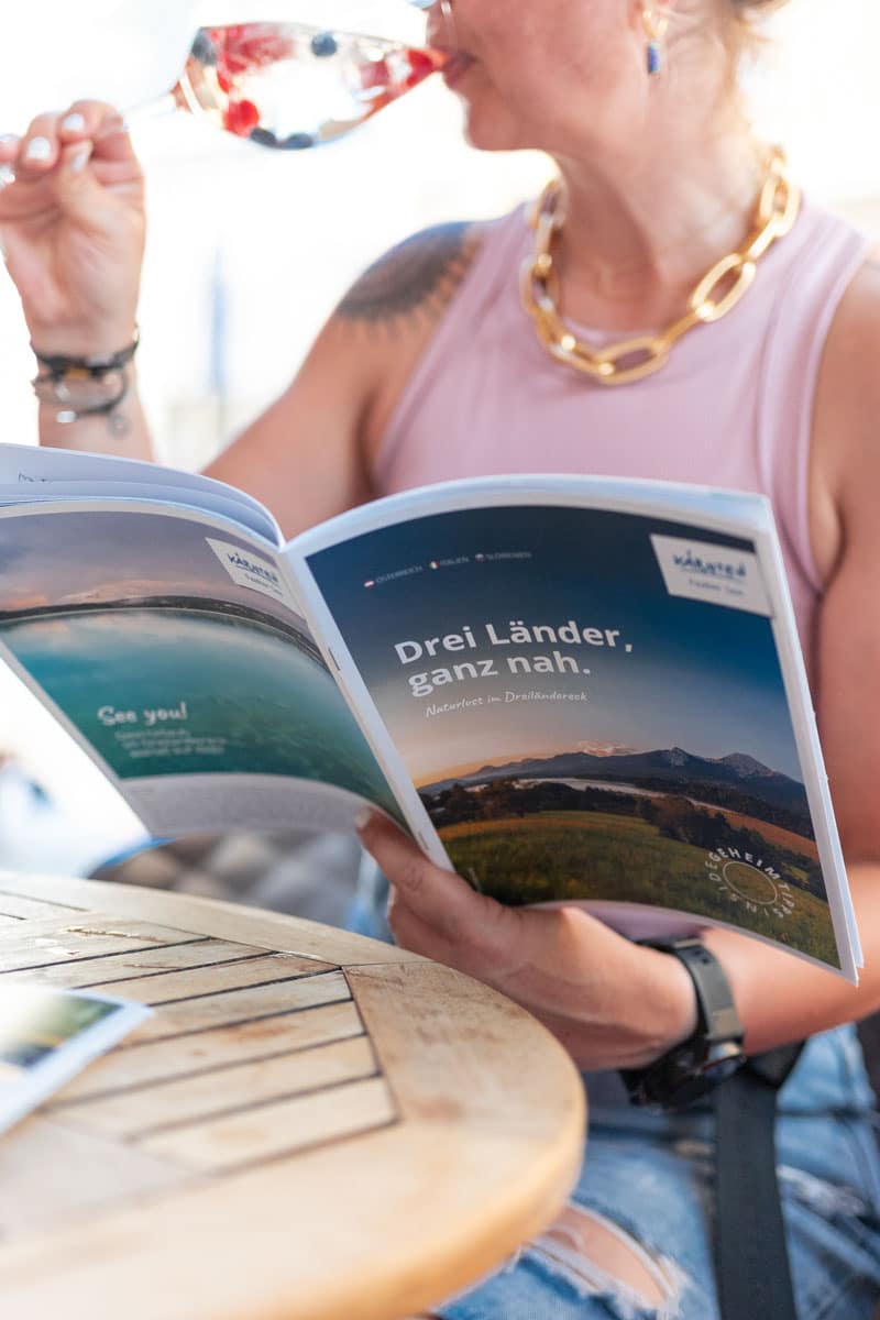 Dreiländereck Broschüre Tourismusregion Faaker See